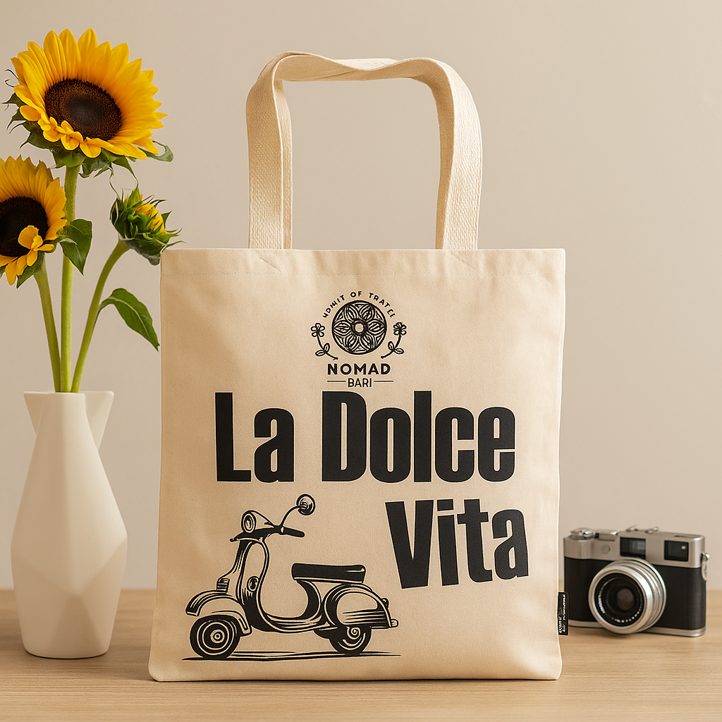 Podstawowa torba na ramię naturalna 4oz - La Dolce Vita