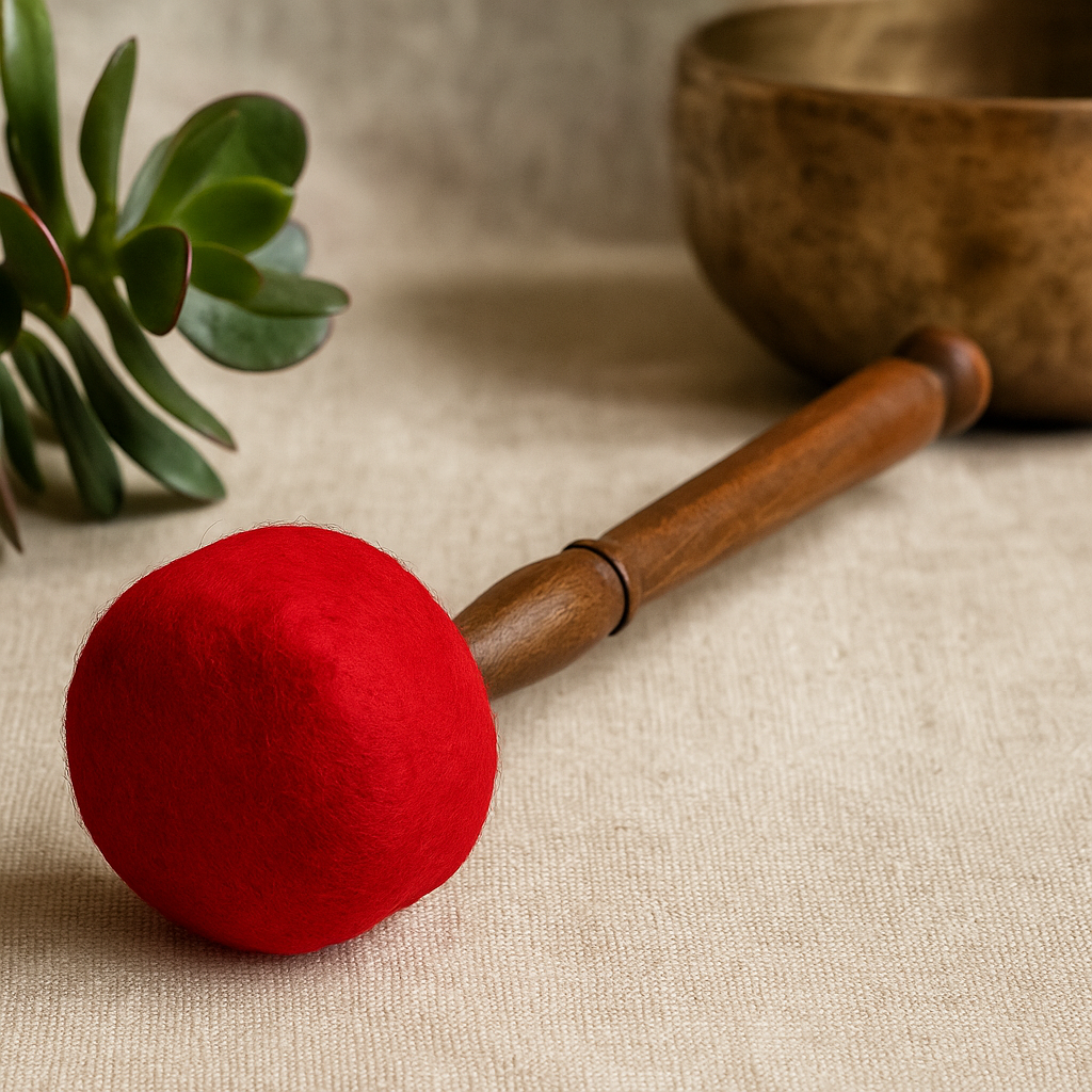 Gong Mallet Felted 23cm
