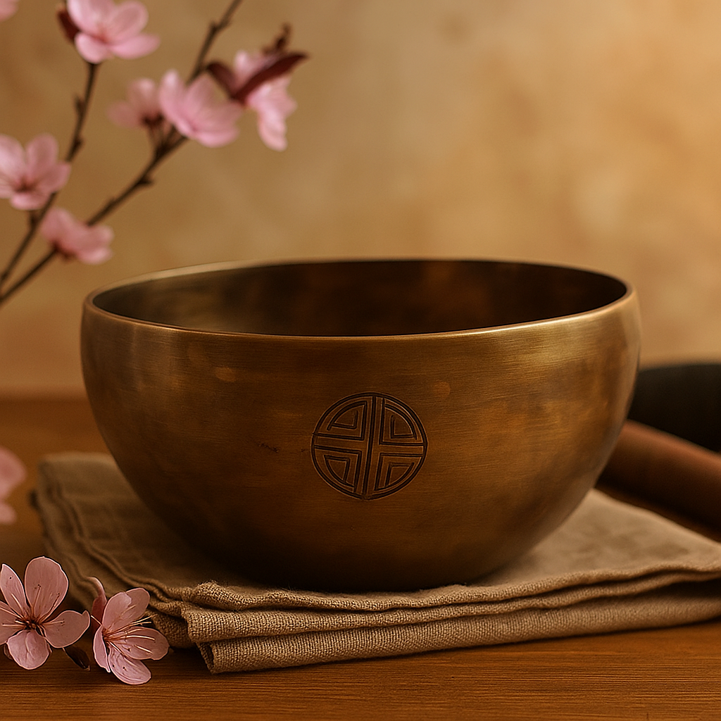 Éneklő tál holdfázis indiai kb. 15 cm 750 g