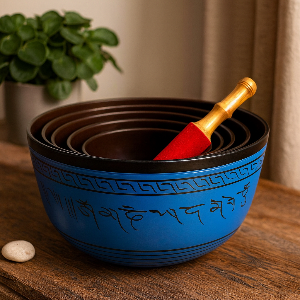 Singing Bowls Set Of 7 Chakra 19.5-35cm