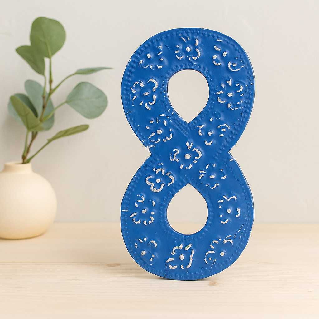 Número 8, 15cm Cores Sortidas