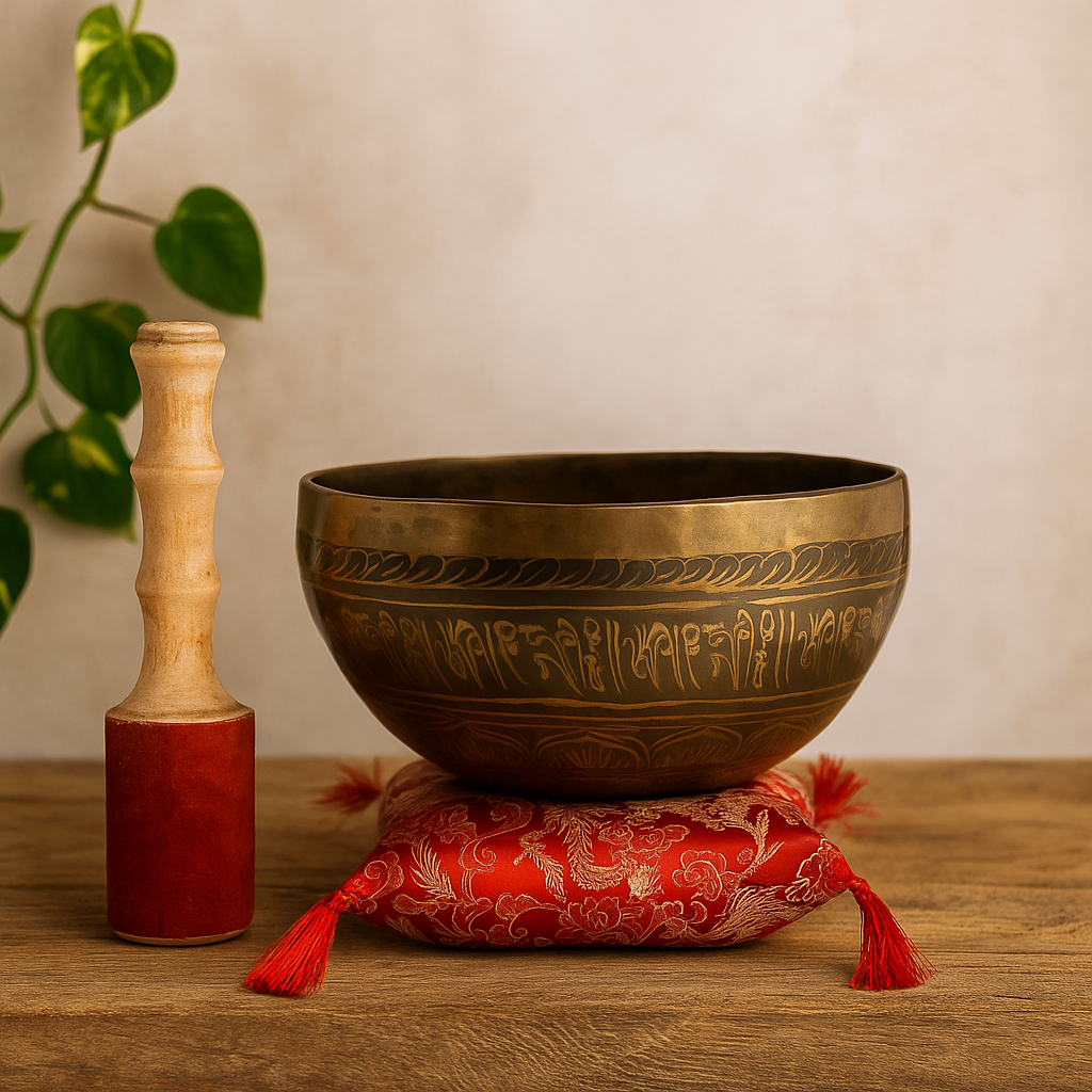 Conjunto de Tigela Cantante Latão Dourado Tara