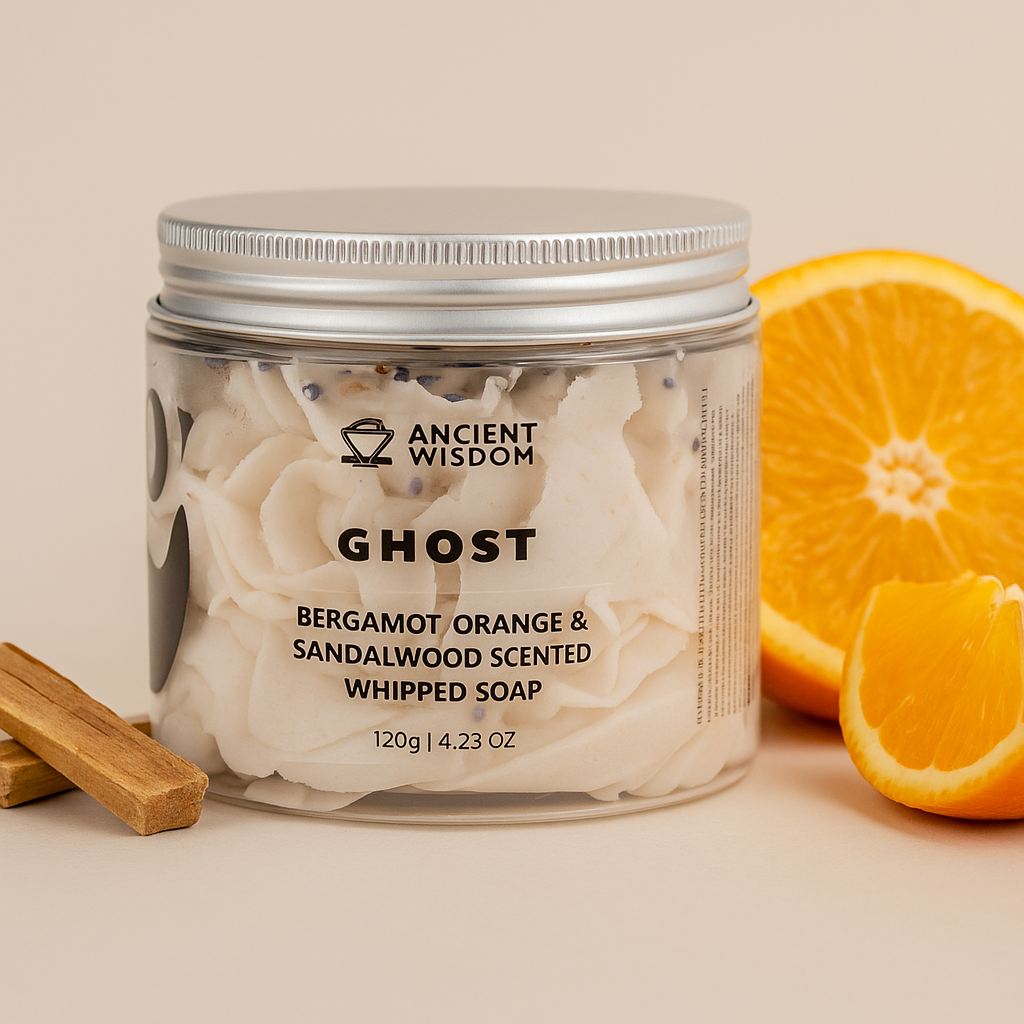 Ghost Whipped Soap Bergamot Orange Sandalwood 120g