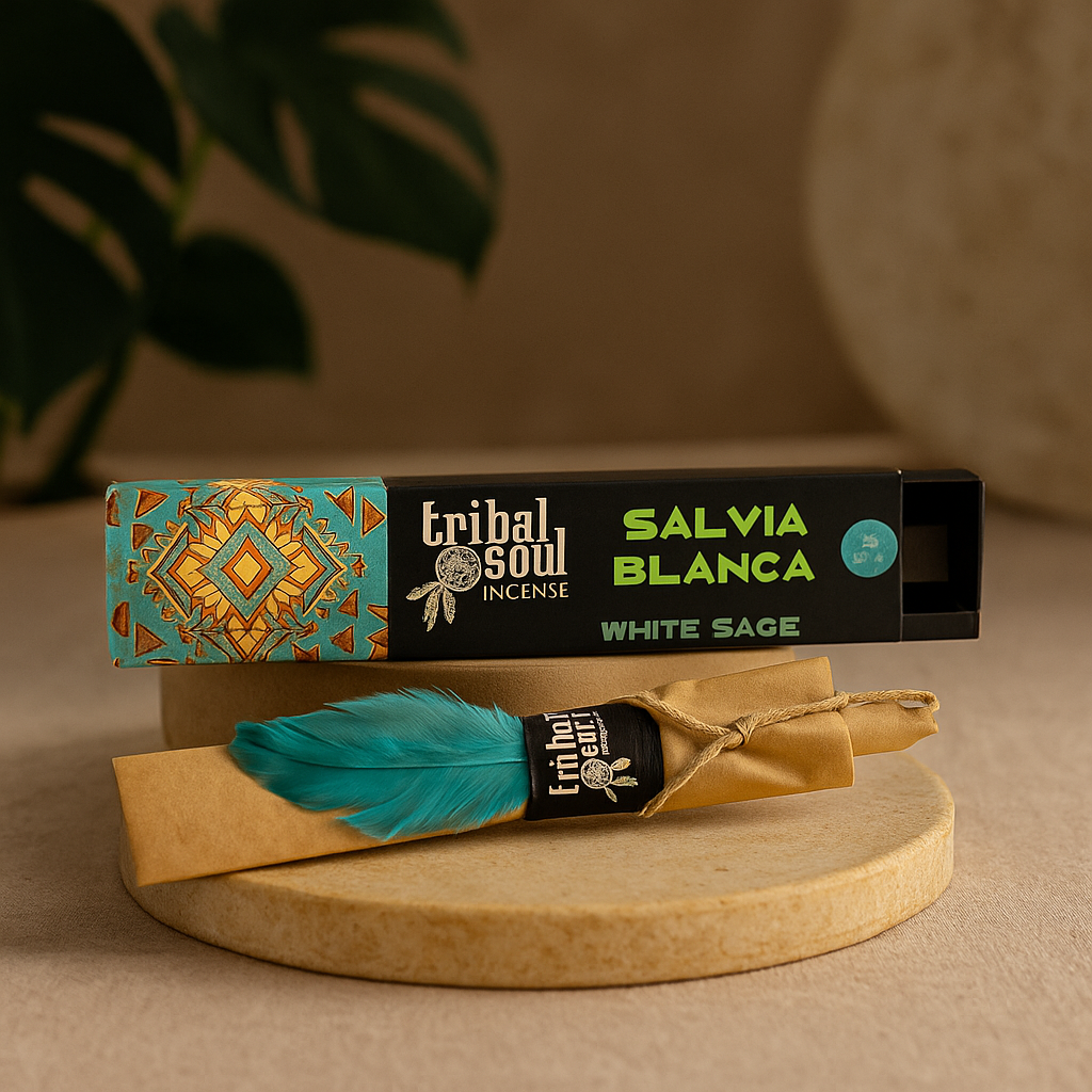 Bastoncini di Incenso di Salvia Bianca, Anima Tribale