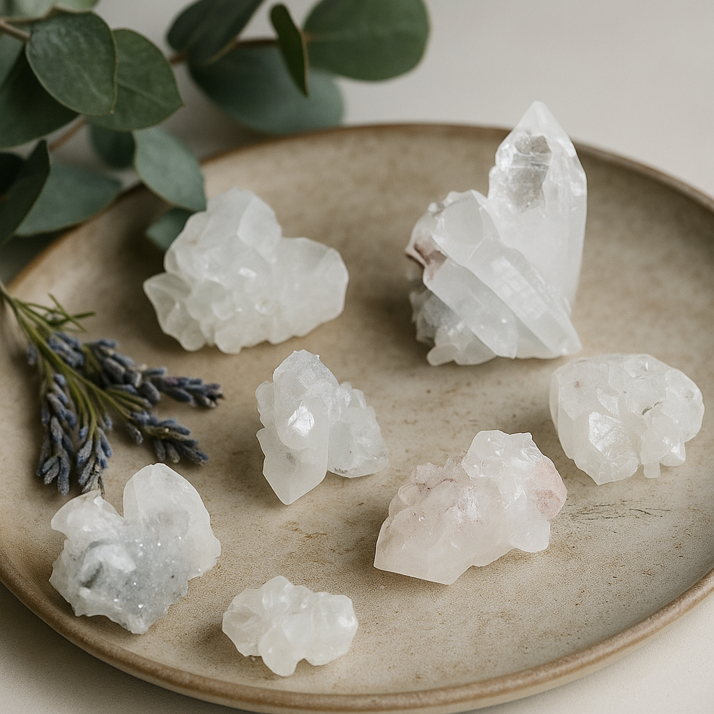 Apofillit kristály klaszter fehér 20-30mm 1 darab