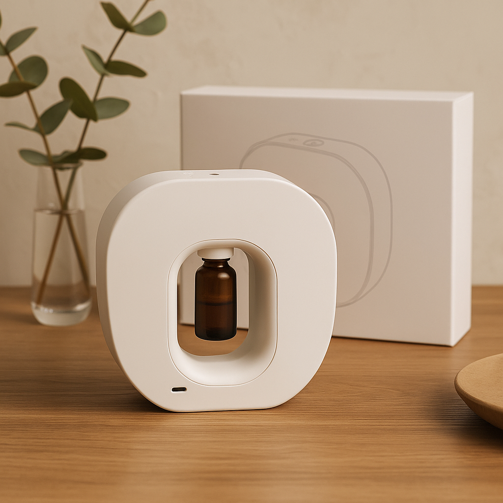 Difusor de aromaterapia nebulizador USB-C sin agua botella de 10 ml