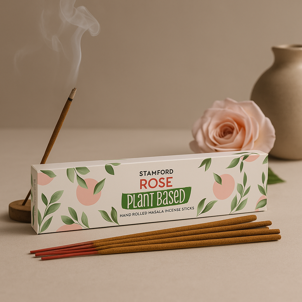 Bâtons d'encens à la rose Masala à base de plantes