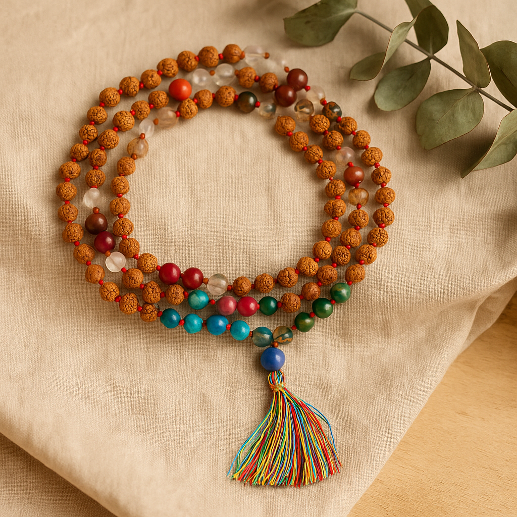 Bali Mala Halskette - Kriegerin der Vergebung