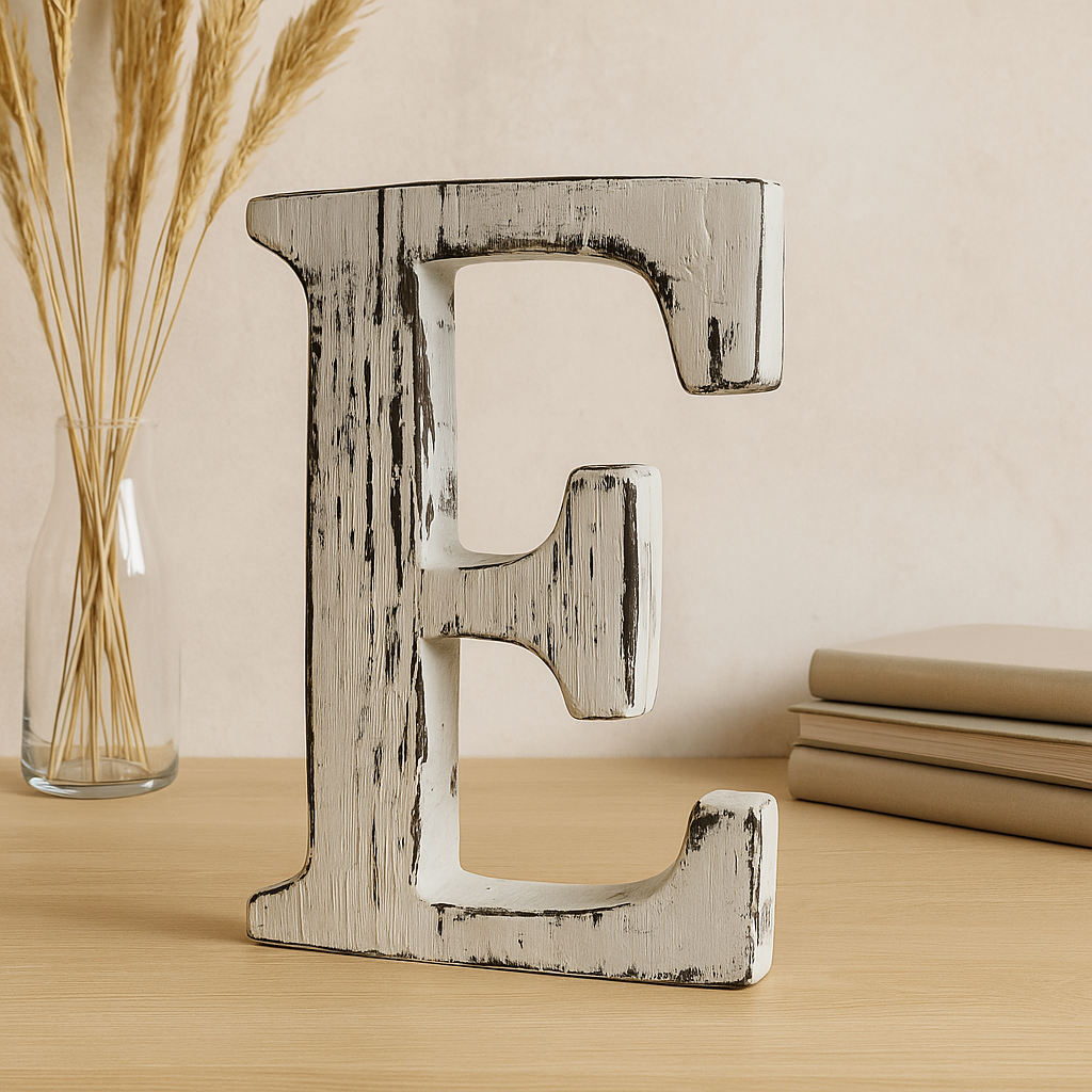 Shabby Chic Lettera E