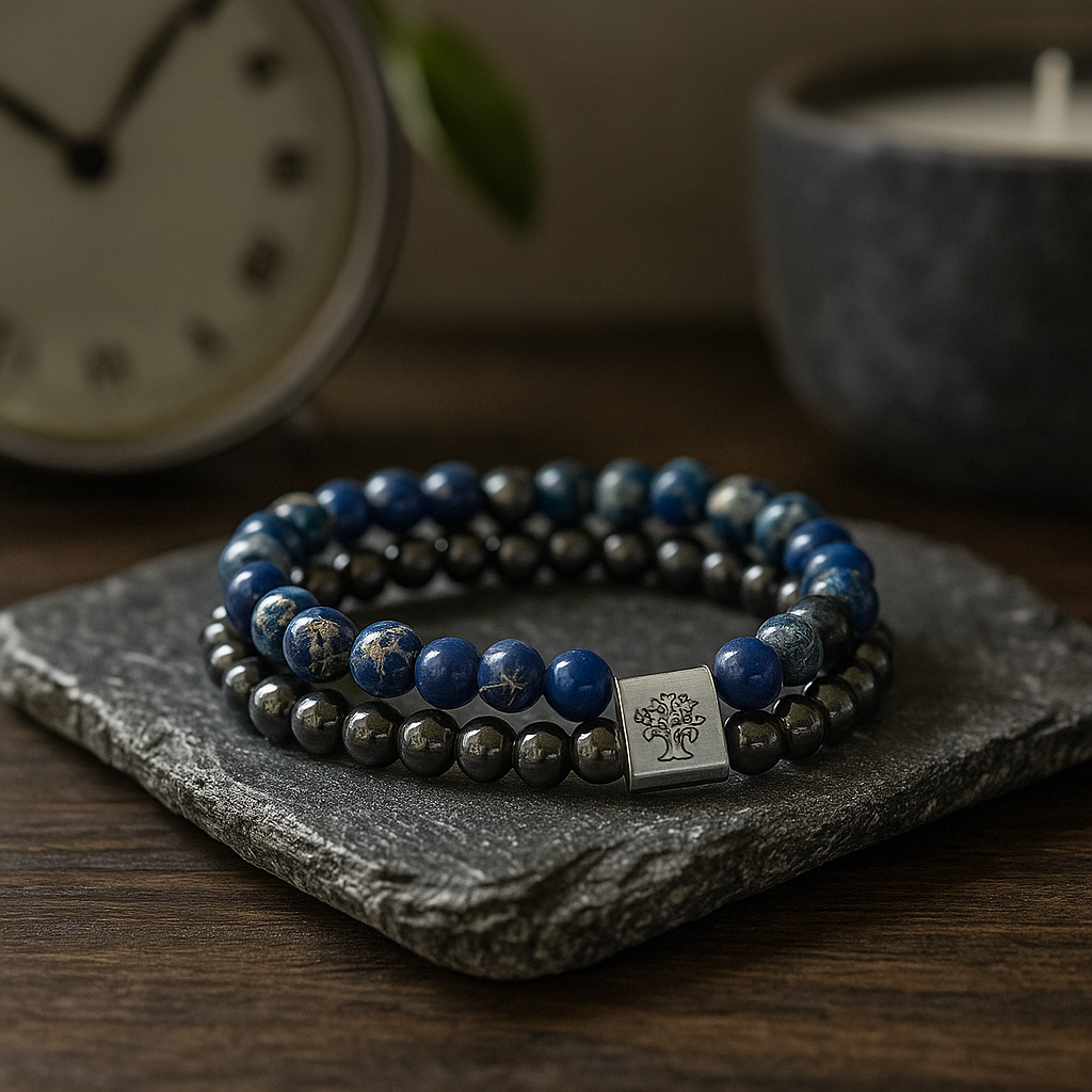 Braccialetto di Sodalite Cristallo di Pietra Preziosa Magnetica