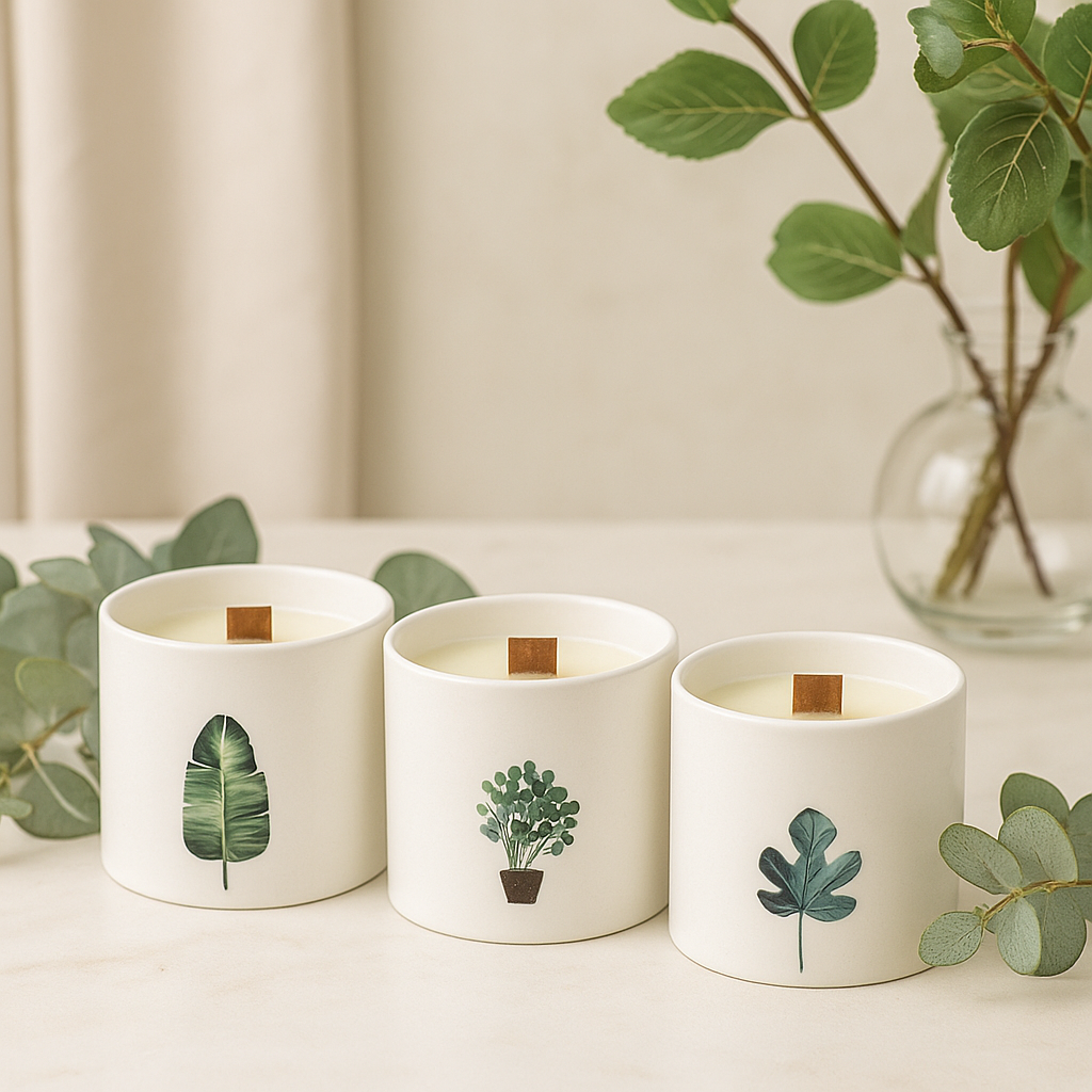 Illatos szójagyertya, mocsári viola fa kanóc