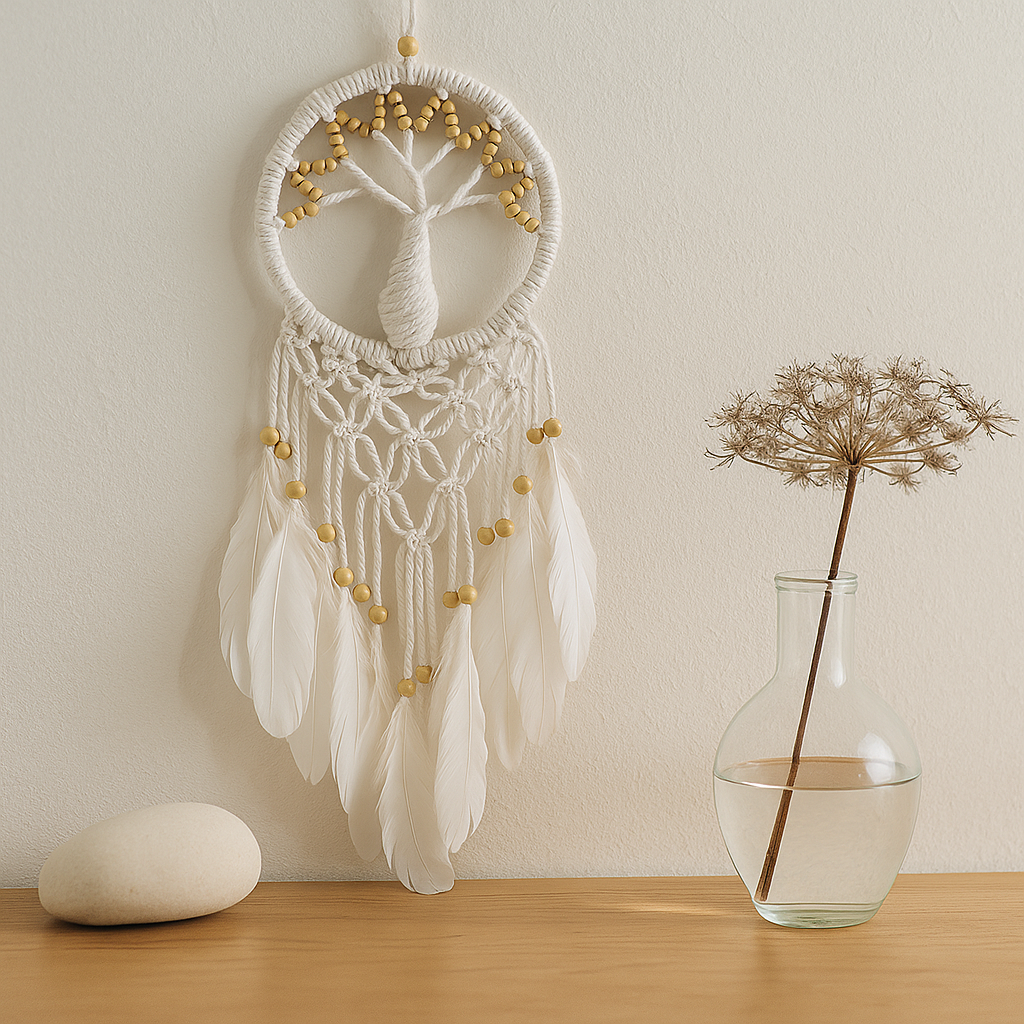 Dreamcatcher Copacul Vieții Macrame, 16cm