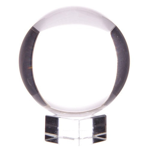 Bola de Cristal com Suporte 150mm Vidro Óptico