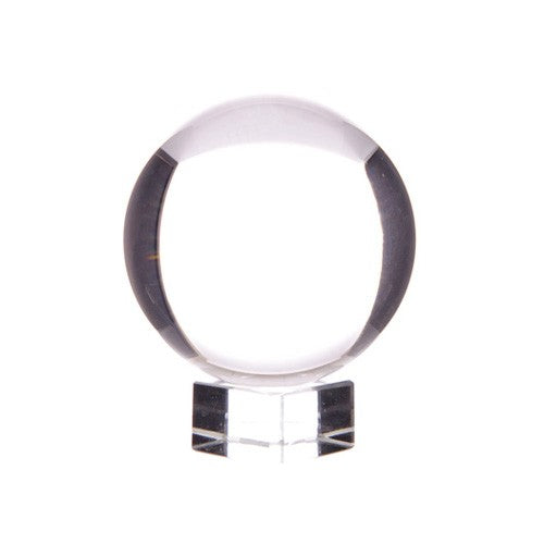 Bola de Cristal de Vidro com Suporte 40mm