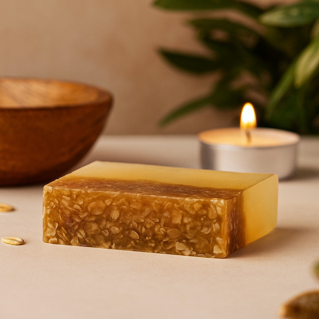 Oatmeal Honey Soap Bar, 100g, Bar Soap