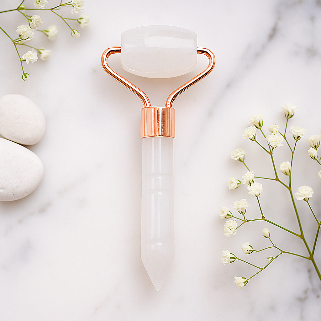 Valjak za lice od kvarcnog kristala