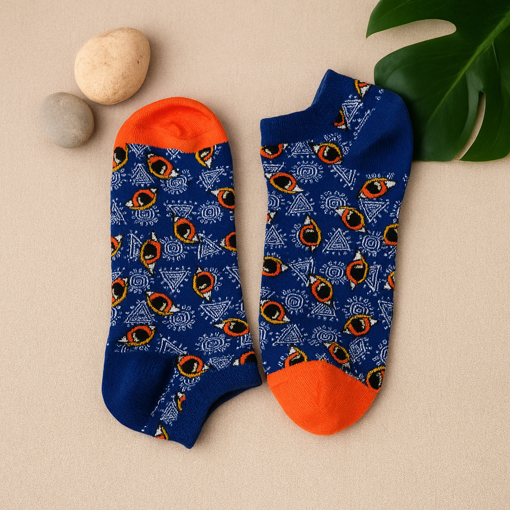 Șosete cu tăietură joasă Piramidele Egiptene S/M 3.5-6.5