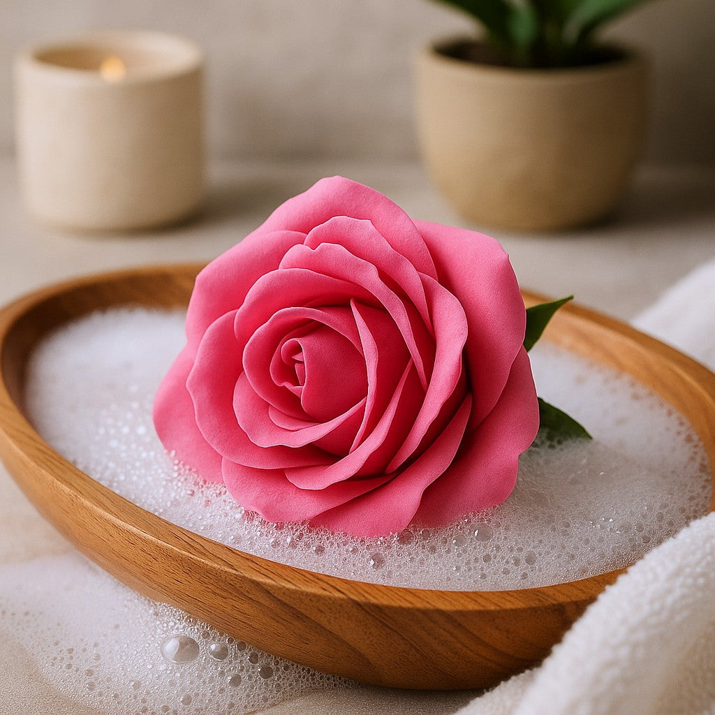 Fiori di Sapone Rosa Grande, 10 Pezzi