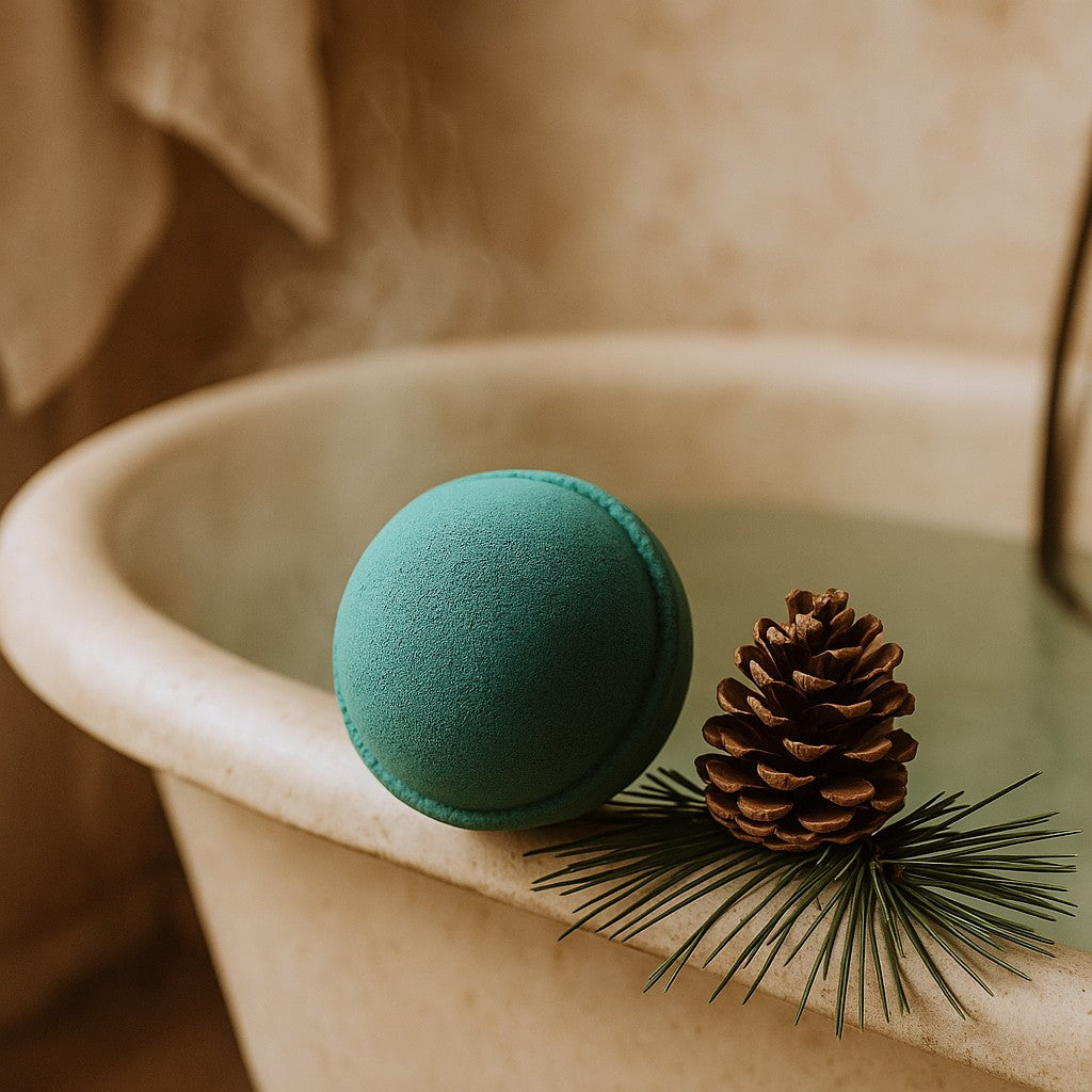 Fürdőbomba, fenyő illat