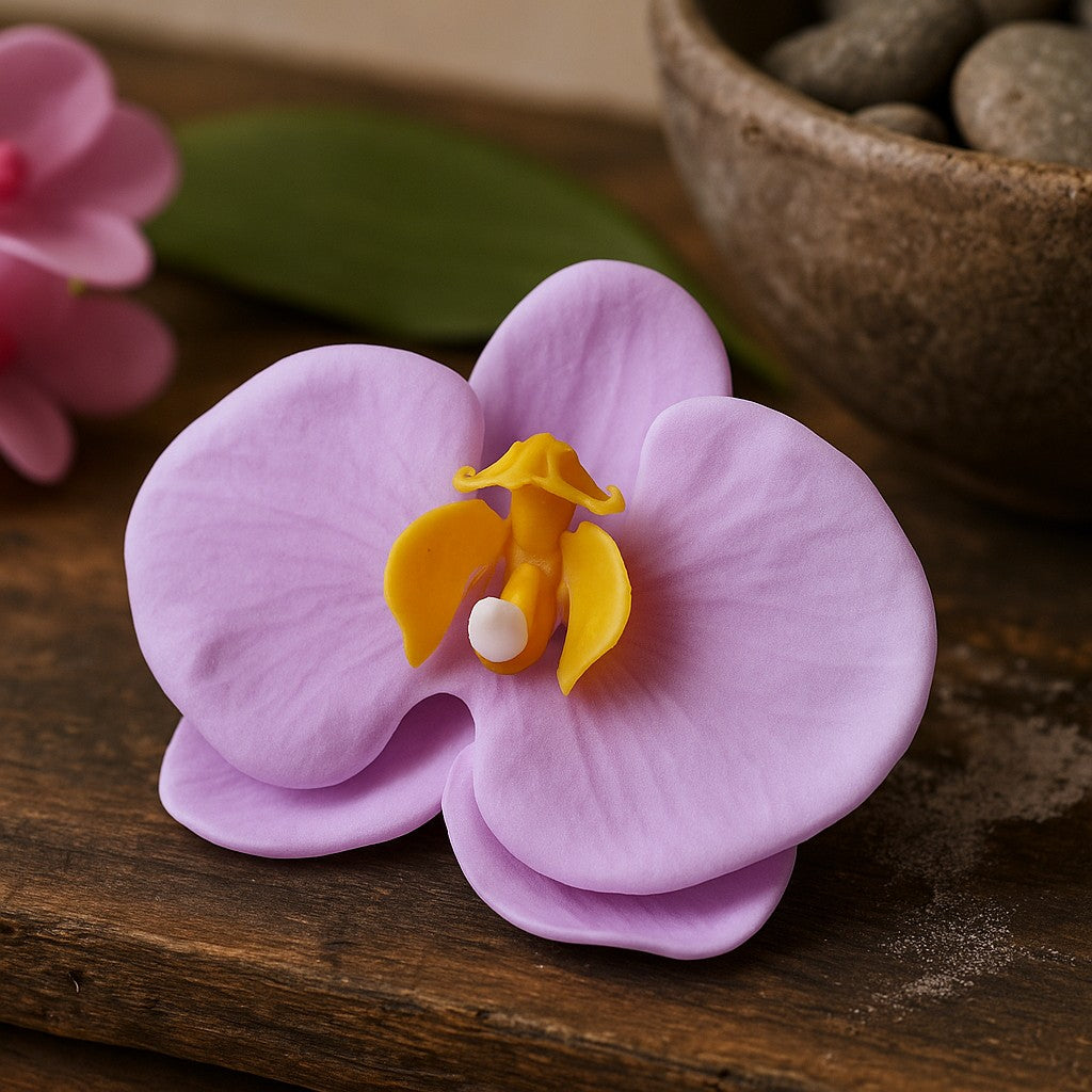 Soap Flowers Peony Purple 10 Pack