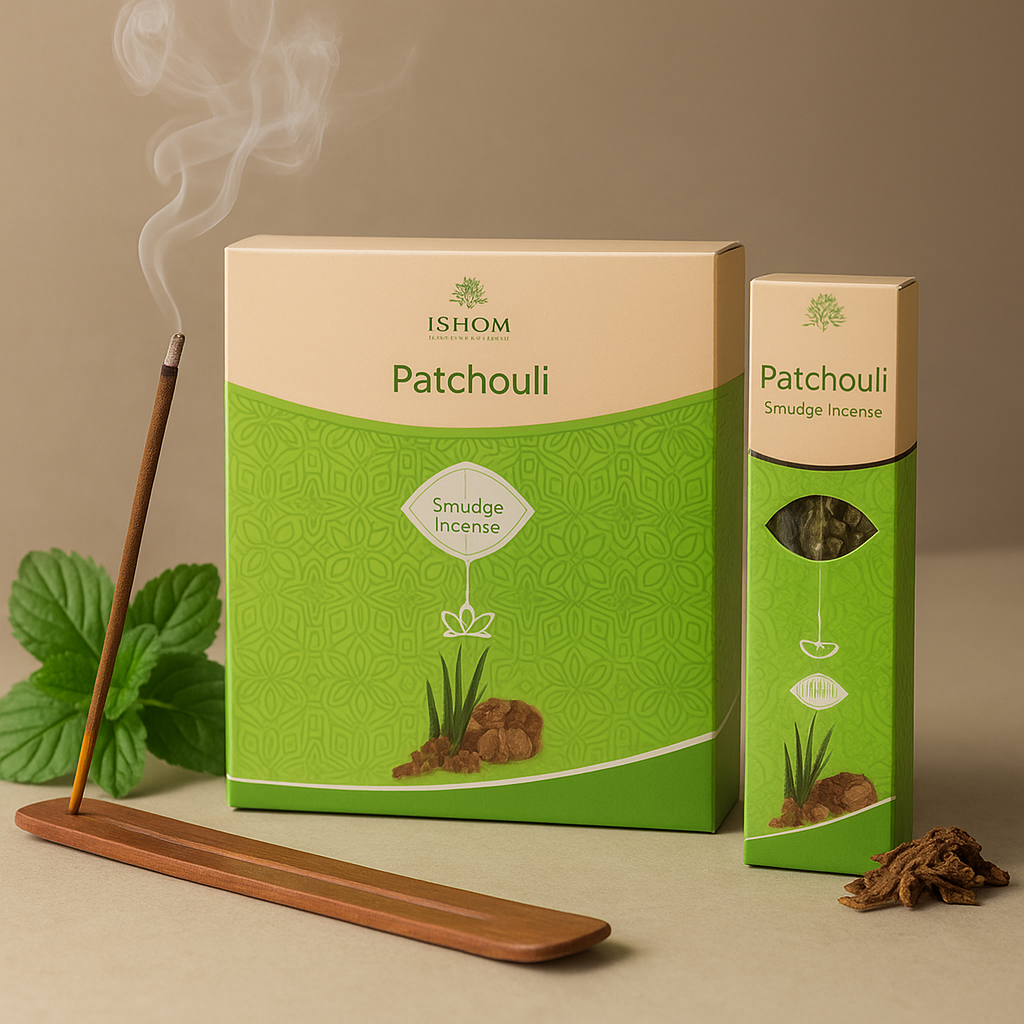 Indian Patchouli Incense Sticks for Smudging by Ishom