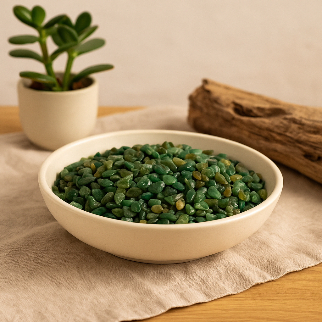 Chipsuri de piatră prețioasă aventurină verde 1kg