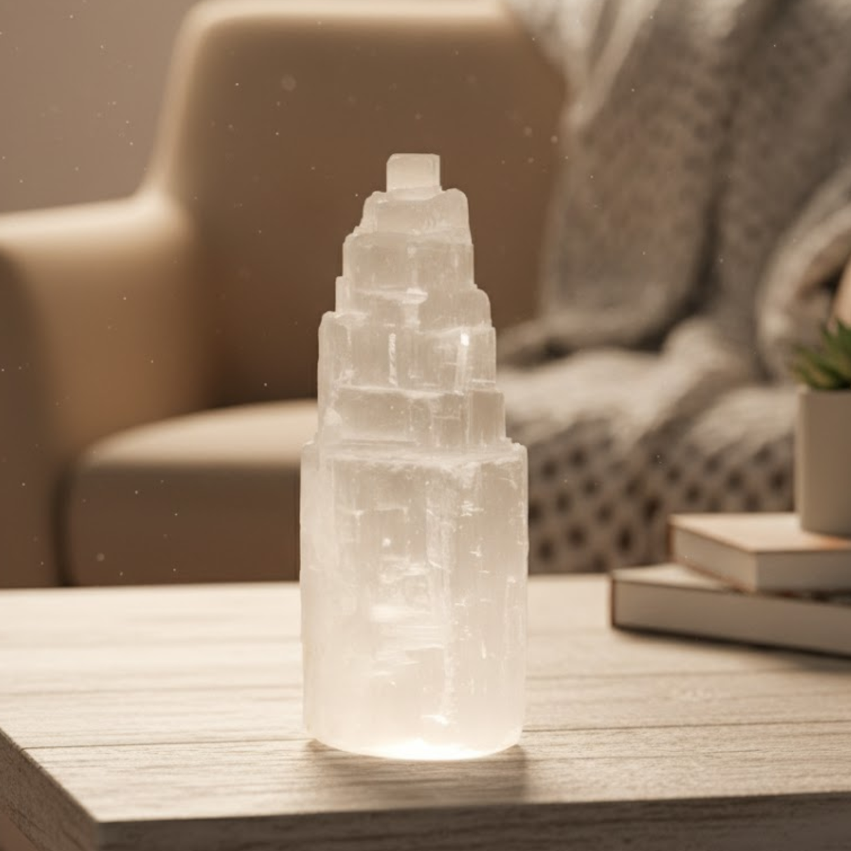 Πύργος Κρυστάλλου Σεληνίτη 10 cm