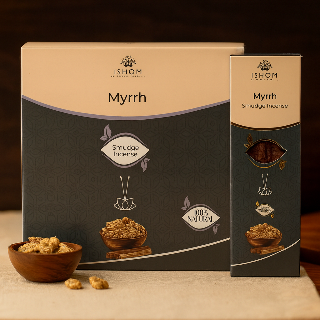 Ishom Pure Myrrh Resin Incense for Charcoal Smudging
