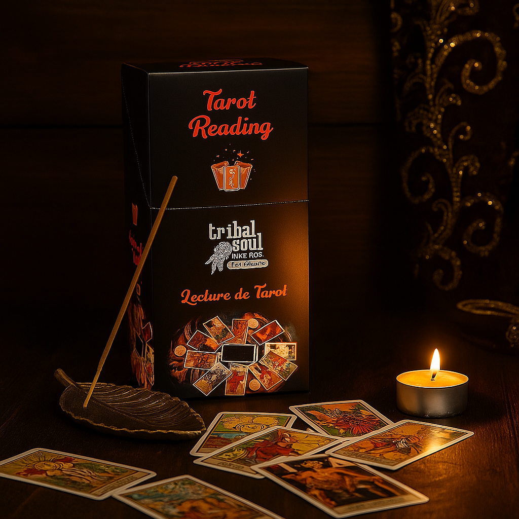 Tarotové vonné tyčinky s keramickou aromalampou, kmenová duše