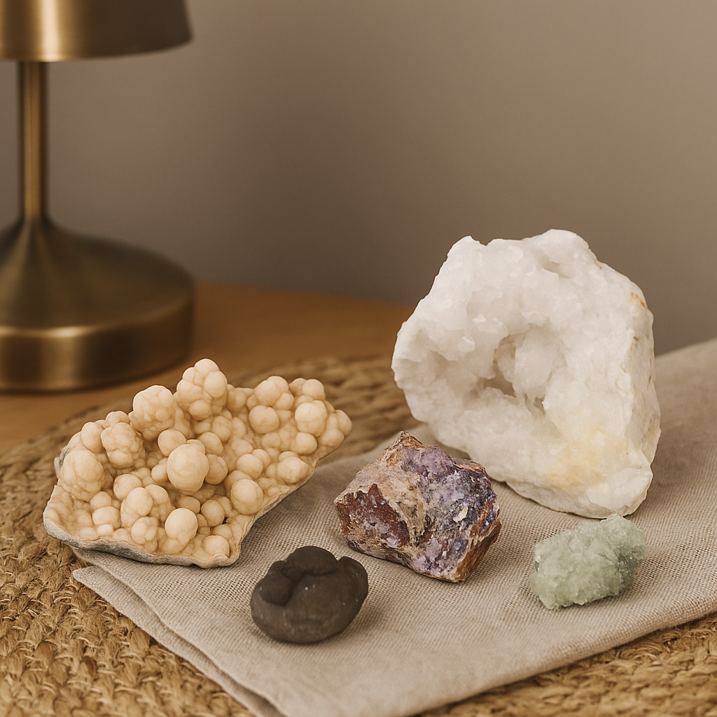 Kristallen Geschenkset, 5 Minerale Specimens