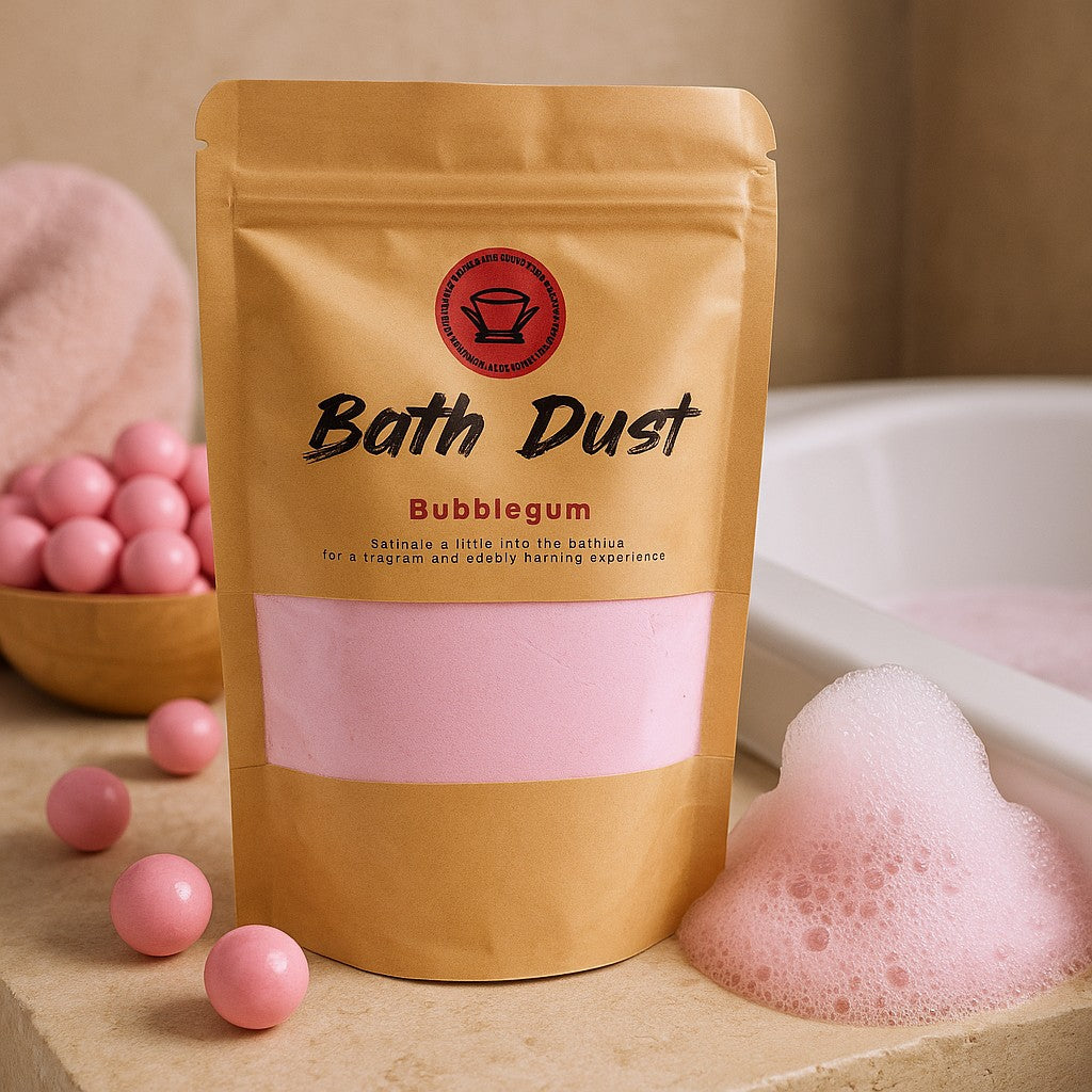 Bubblegum Scented Bath Dust 190g
