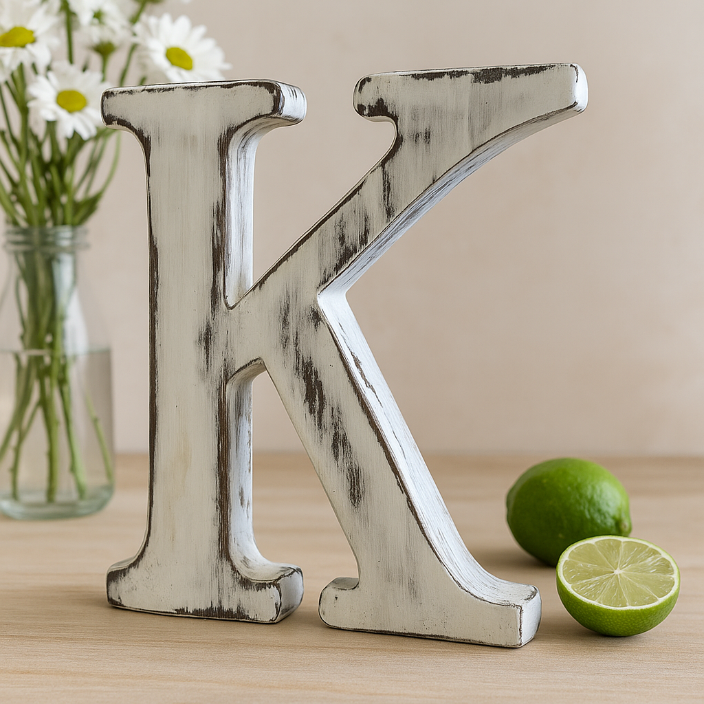 Lettera di legno K
