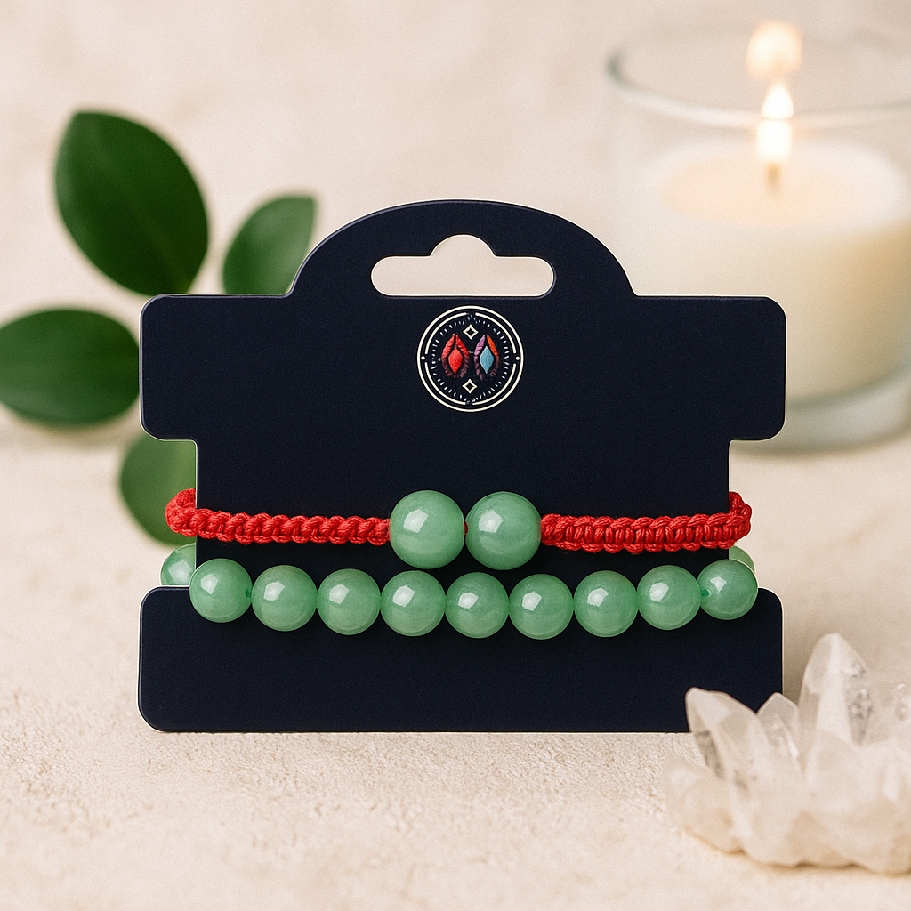 Brățară de jad cu dublă putere din piatră prețioasă