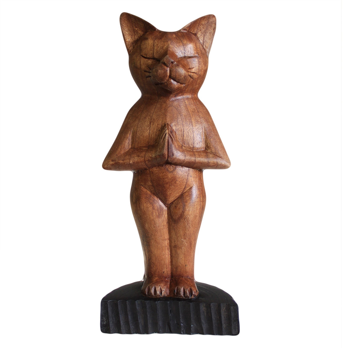 Yoga kattfigur handkarvad stående