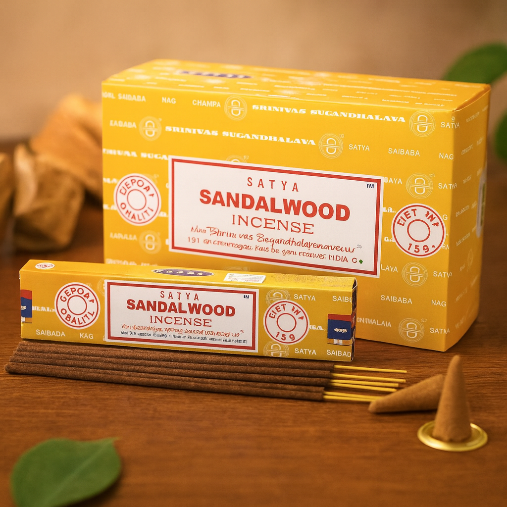 Incienso de sándalo Satya (15 g)