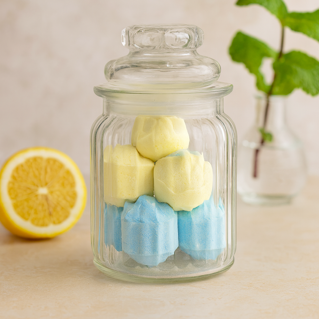 Candy Jar, Vertical Ribs