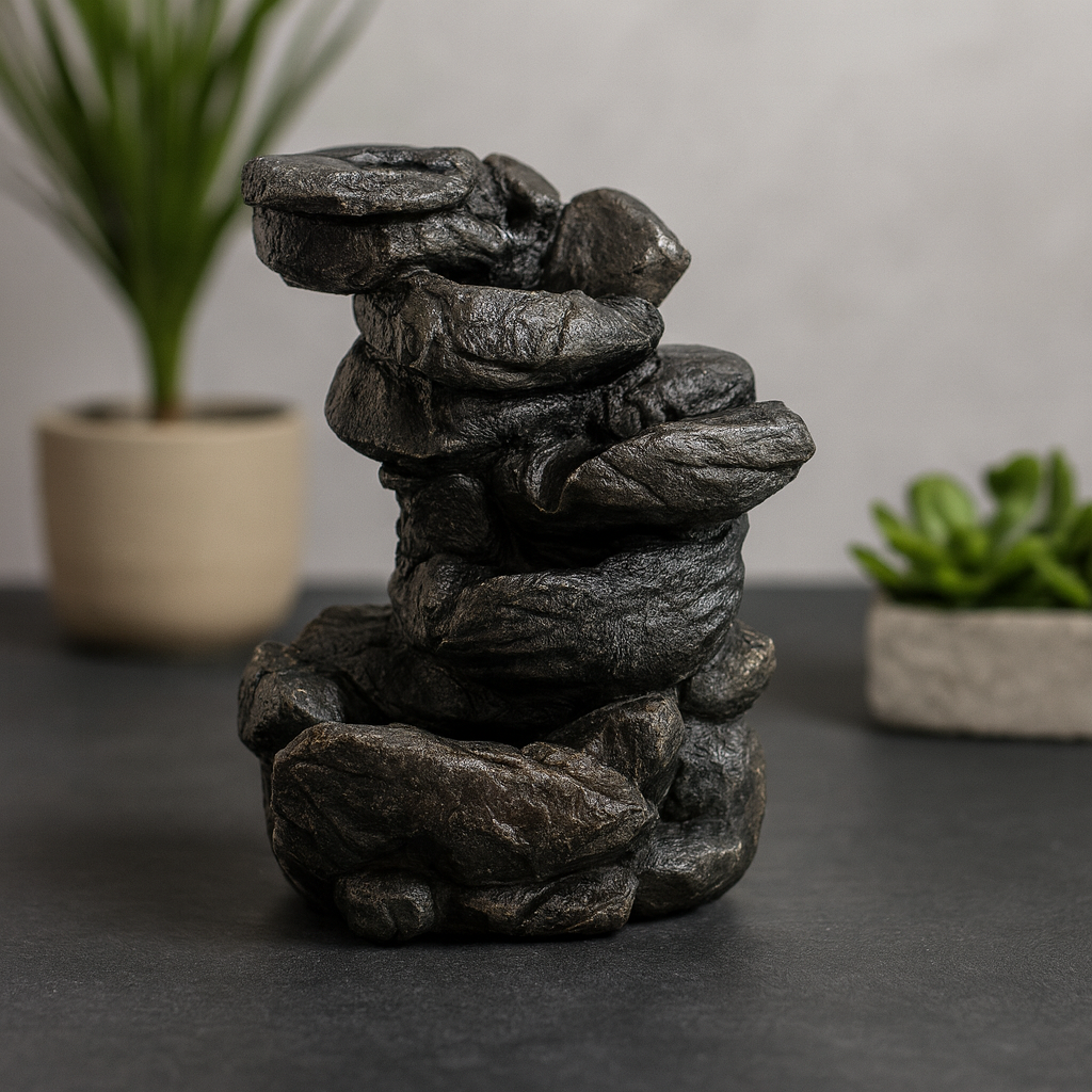 Masaüstü Fıskiye 35cm Doğal Kaya Formasyonu