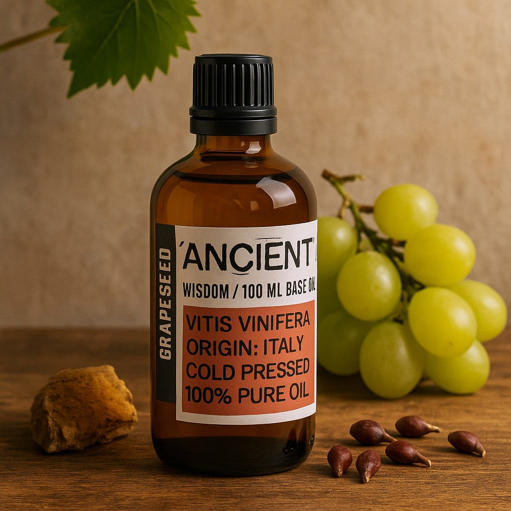 Óleo Carreador de Grainha de Uva, Prensado a Frio 100ml
