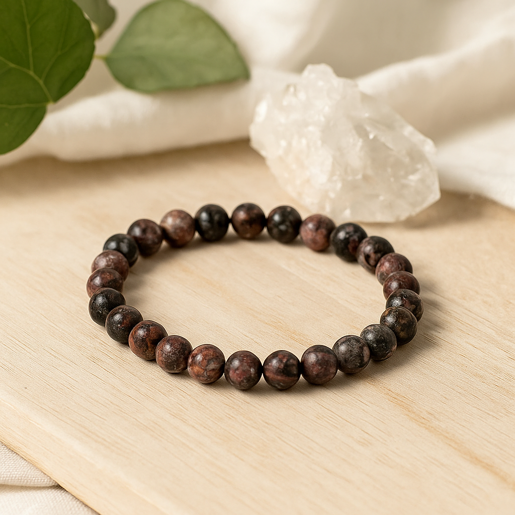 Leopard Skinn Krystall Manifestasjonsarmbånd