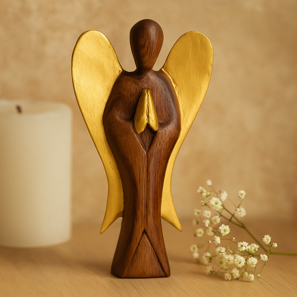 Figurina Înger din Lemn