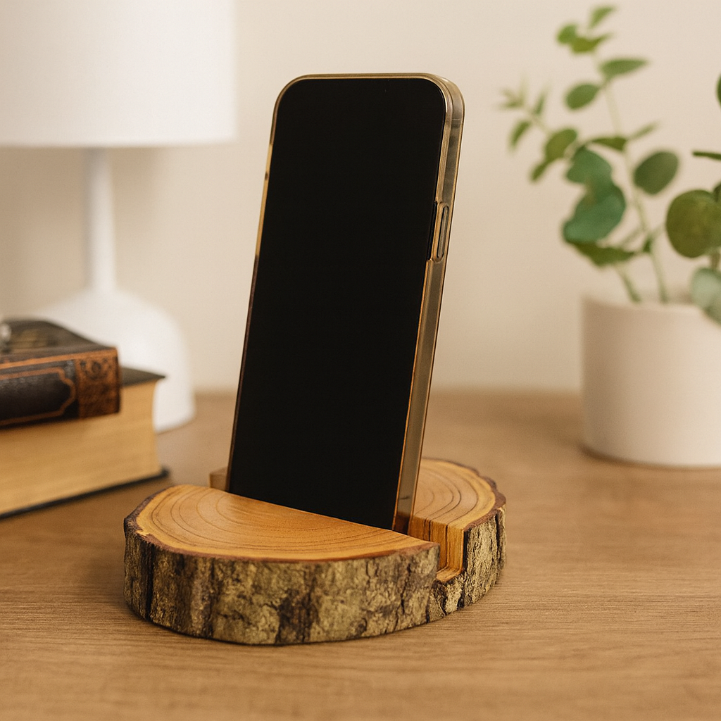 Phone Stand Wooden