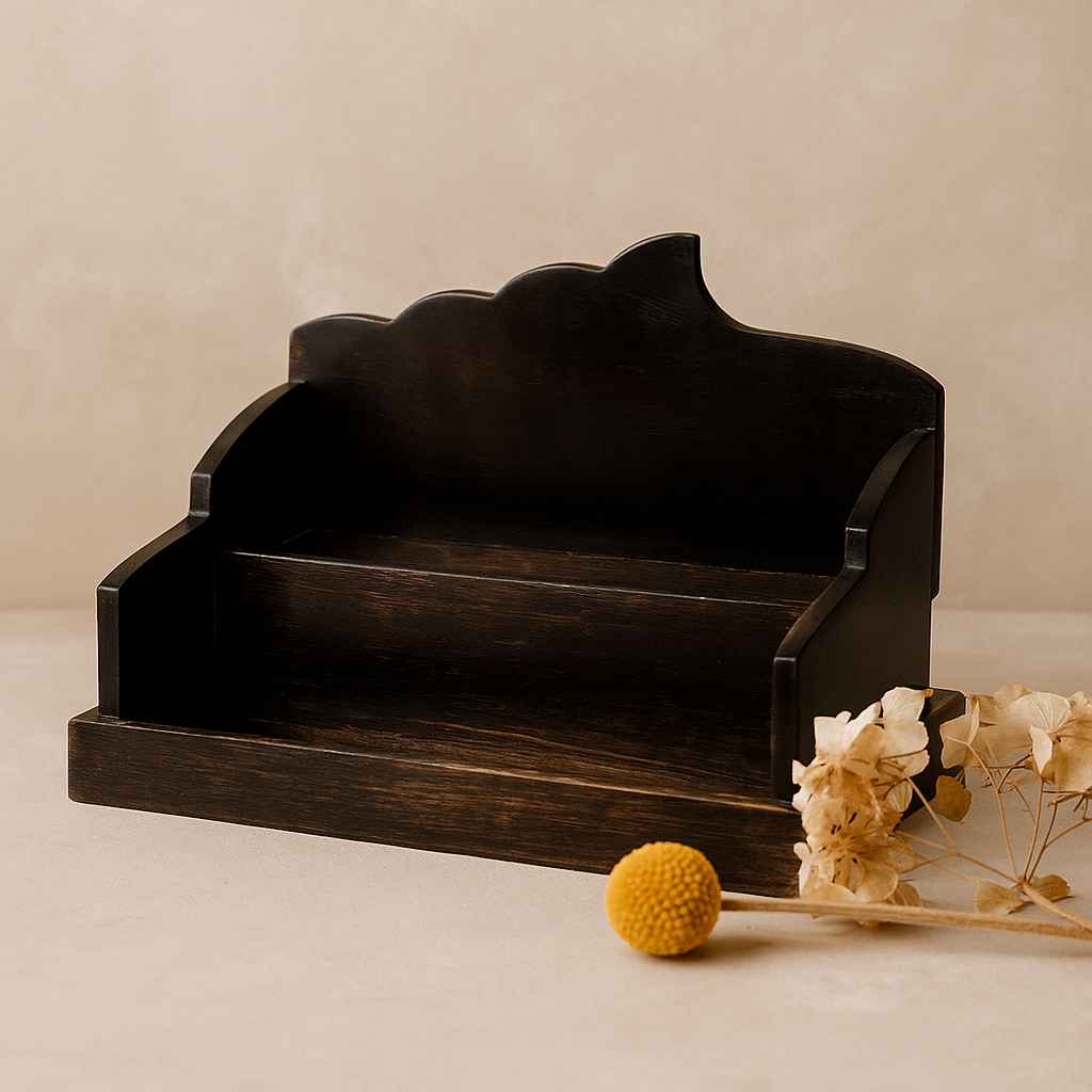 Miniudstillingsstander i mangotræ