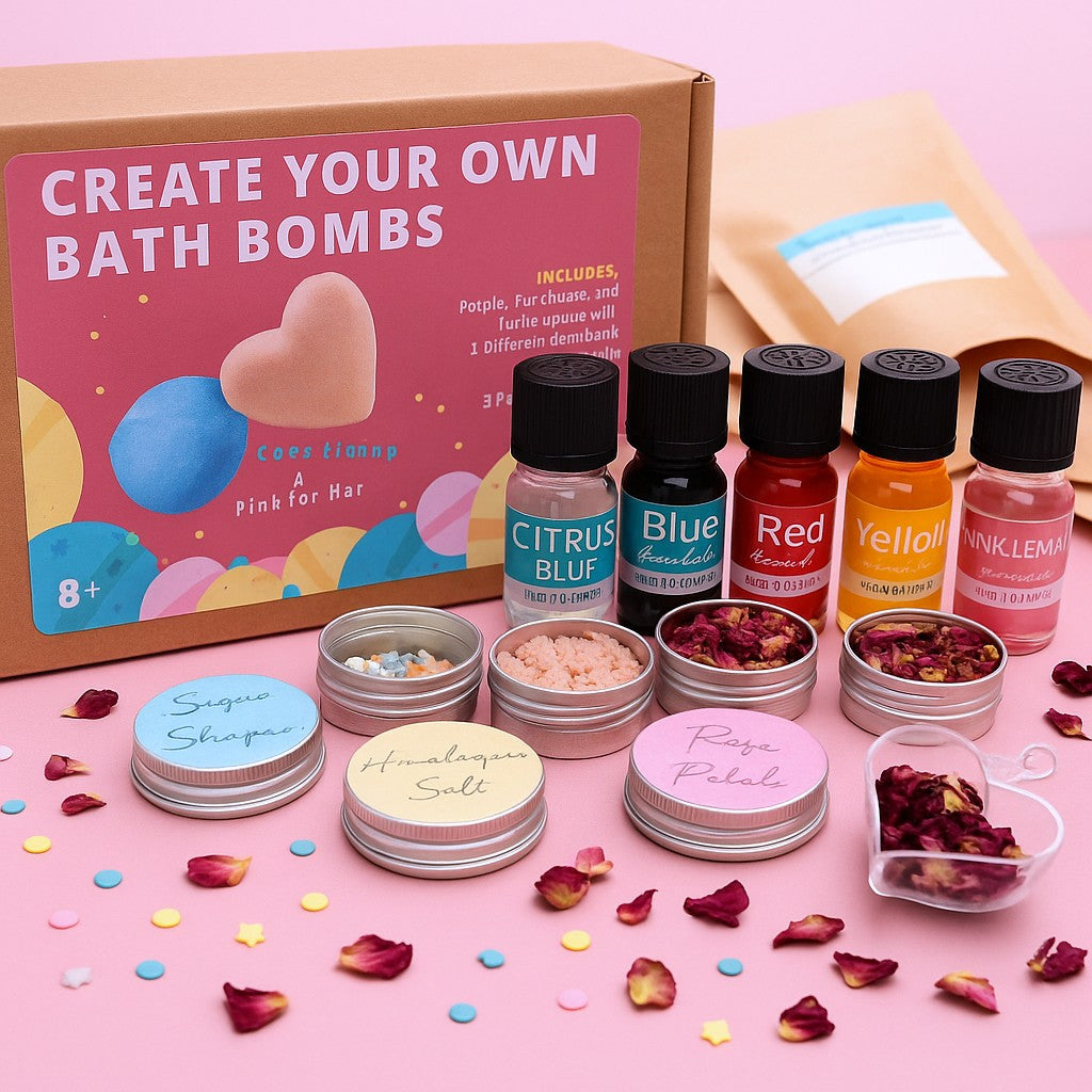 Badebomben-Set – Rose & Kaugummi