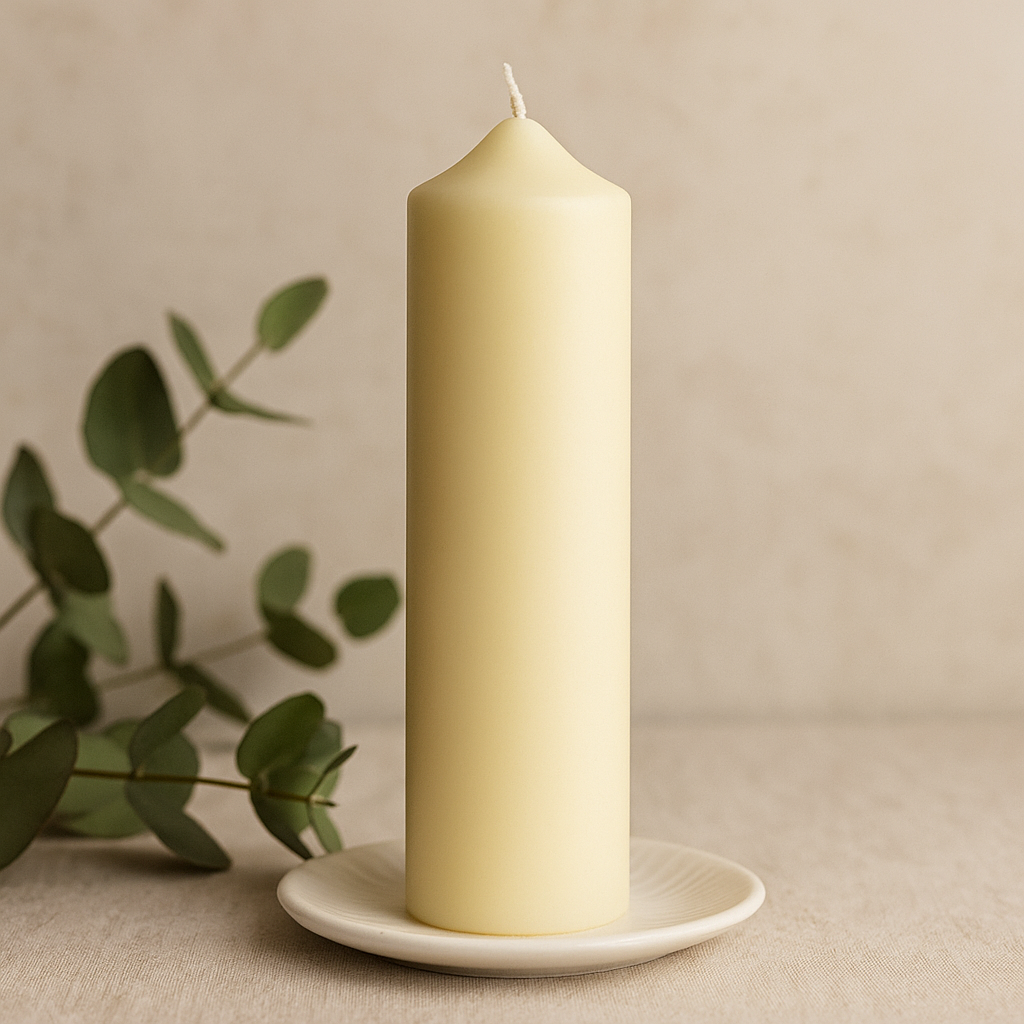 Church Candle Ivory 215 x 50 mm