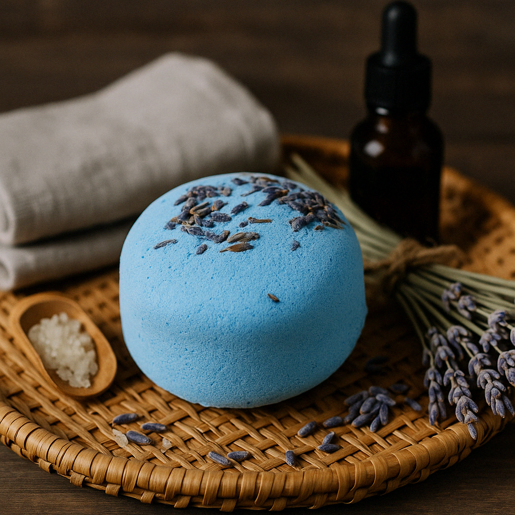 Baño efervescente de lavanda y mejorana, 200 g