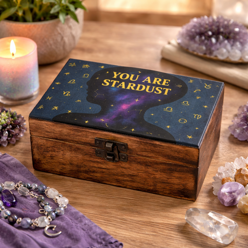 Caixa Média Esmaltada – Tu és Pó de Estrelas