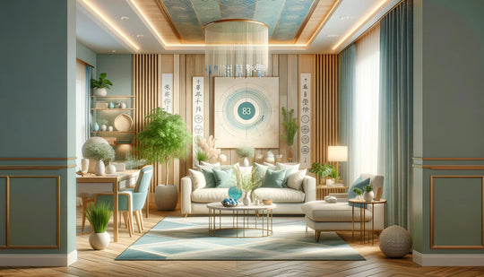 Une chambre et un intérieur équilibrés selon le Feng Shui, conçus pour un sommeil réparateur et une circulation de l’énergie calme et harmonieuse