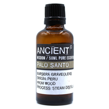 Palo Santo Essential Oil Steam Distilled Peru 50ml
