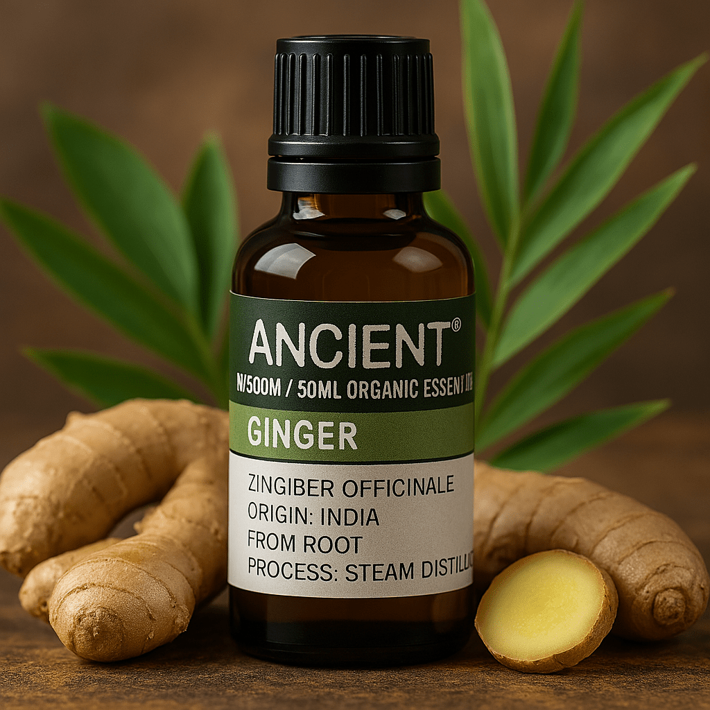Ingefær Æterisk Olie Økologisk Dampsdestilleret 50ml