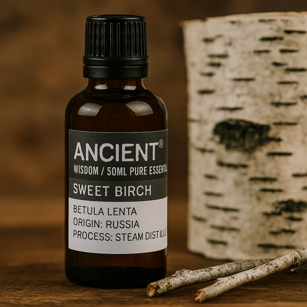 Olejek eteryczny z brzozy słodkiej, destylowany na parze 50ml